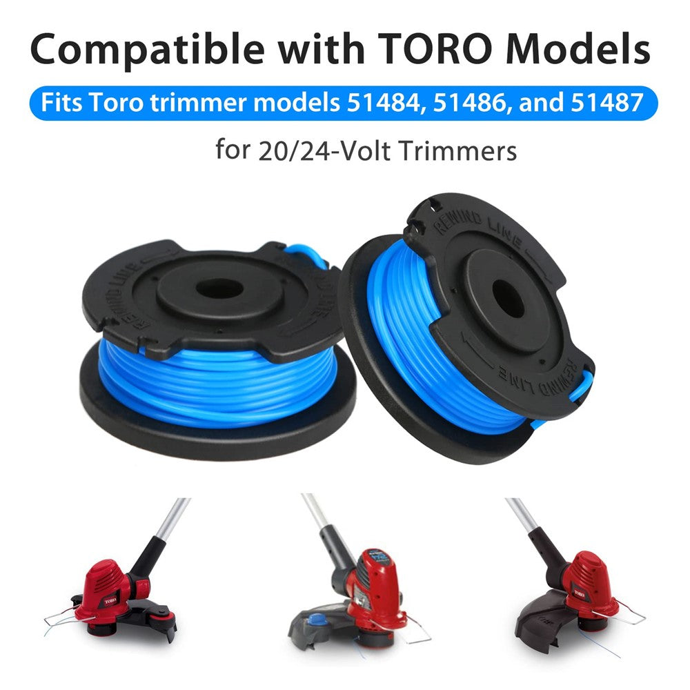 2PCS Replacement Spools for Toro Lawn Trimmer Wire Reels 88524
