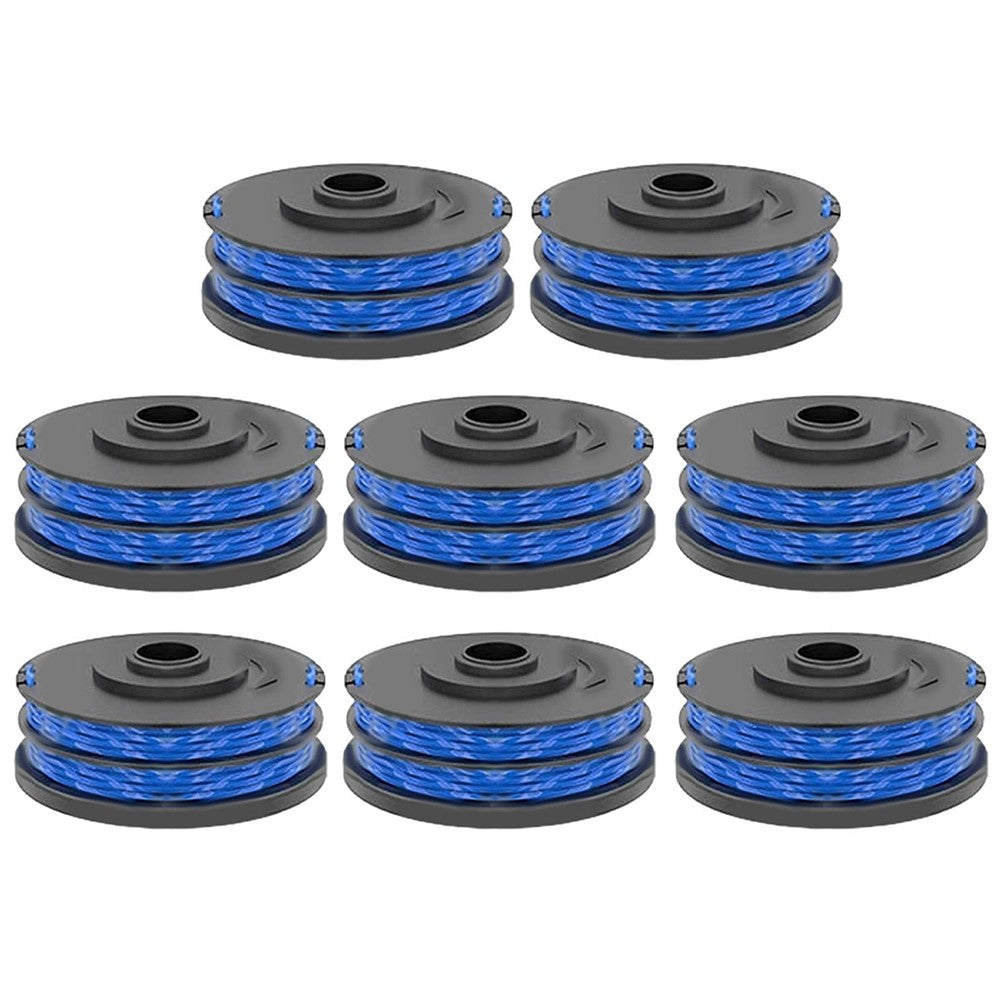8Pcs RAC123 Lawn Mower Line Spool for Ryobi RLT6030 / RLT5127 / RLT5027 / RLT4125 / RLT4027 Grass Trimmer Replacement Part, 5132002671