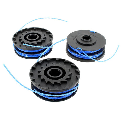 8Pcs RAC123 Lawn Mower Line Spool for Ryobi RLT6030 / RLT5127 / RLT5027 / RLT4125 / RLT4027 Grass Trimmer Replacement Part, 5132002671