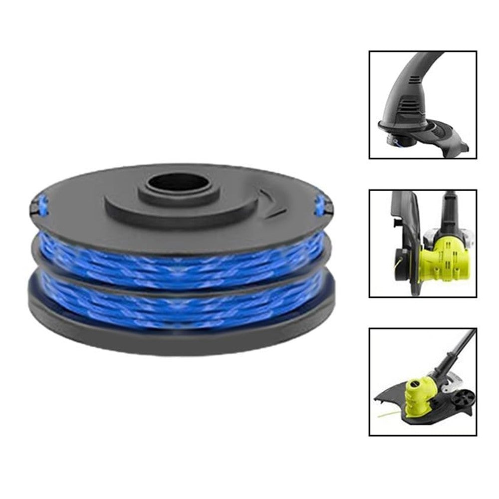 8Pcs RAC123 Lawn Mower Line Spool for Ryobi RLT6030 / RLT5127 / RLT5027 / RLT4125 / RLT4027 Grass Trimmer Replacement Part, 5132002671