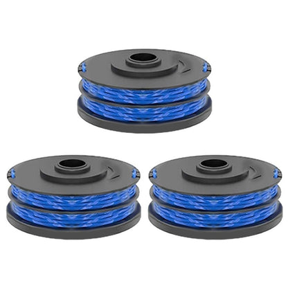 3Pcs RAC123 Lawn Mower Line Spool for Ryobi RLT6030 / RLT5127 / RLT5027 / RLT4125 / RLT4027 Grass Trimmer Replacement Part, 5132002671