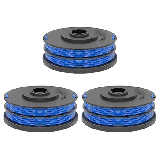 3Pcs RAC123 Lawn Mower Line Spool for Ryobi RLT6030 / RLT5127 / RLT5027 / RLT4125 / RLT4027 Grass Trimmer Replacement Part, 5132002671