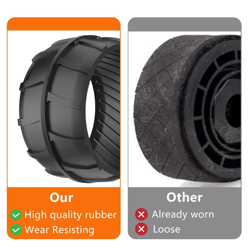 1Pc Rubber Wheel Protector for Worx Landroid M1000 / M700 / M500 Plus / M500 / S300 Lawn Mower Part, RSXJ0002