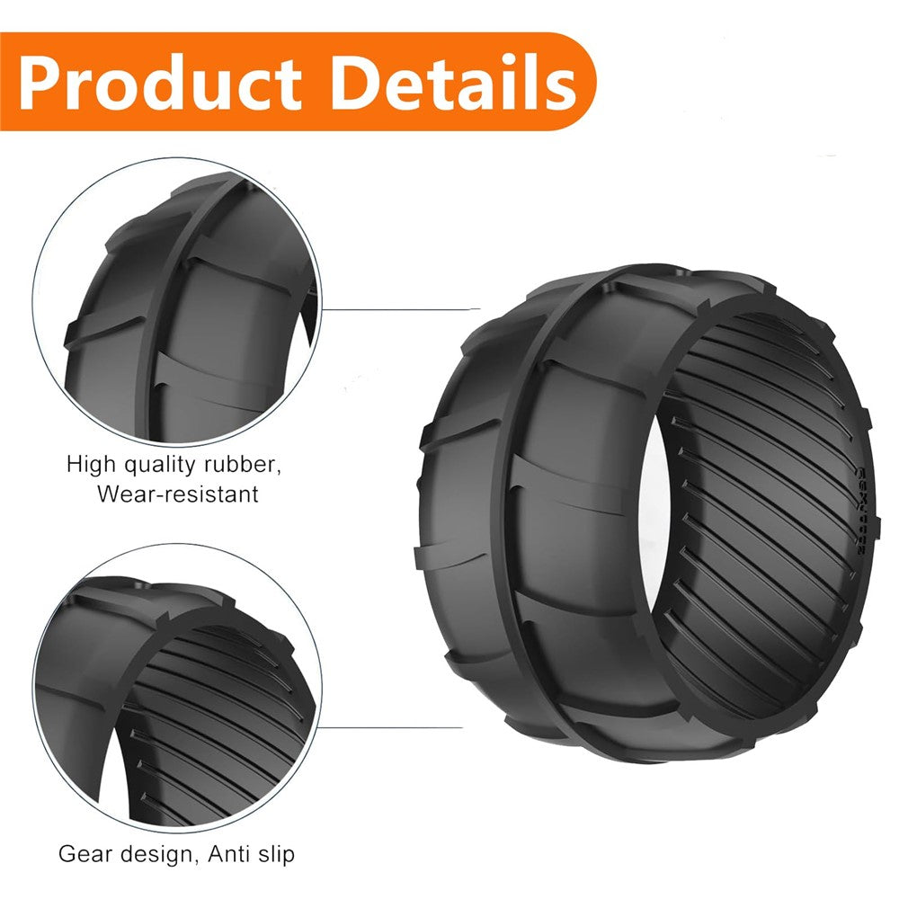 1Pc Rubber Wheel Protector for Worx Landroid M1000 / M700 / M500 Plus / M500 / S300 Lawn Mower Part, RSXJ0002