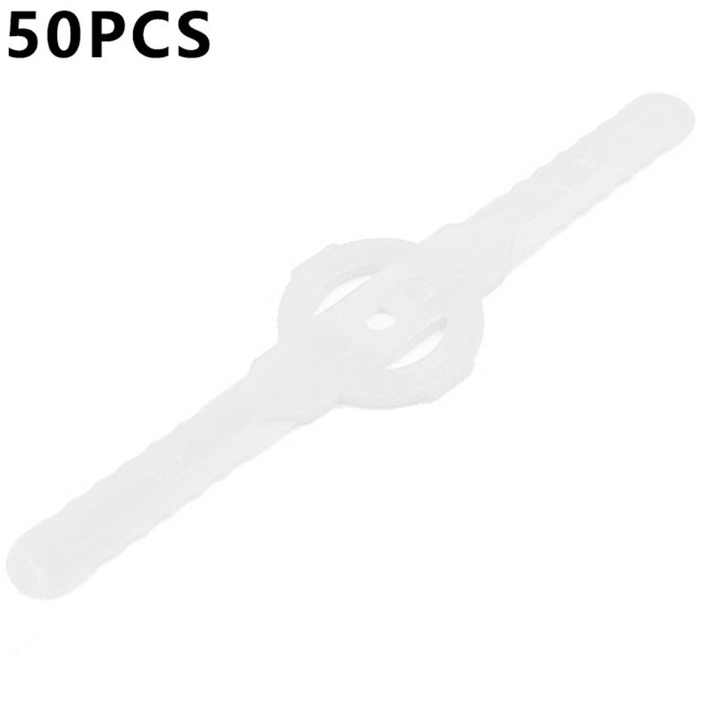 50Pcs For Weed Eater Lawn Mower Head Blades Grass Trimmer Replacement Plastic Cutter Blades