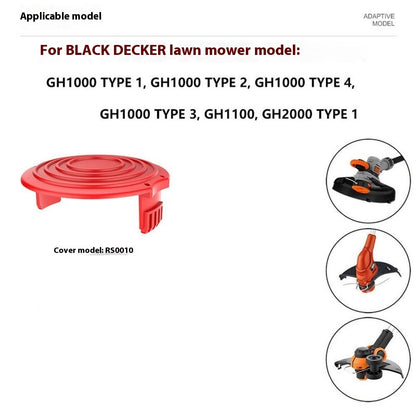 2PCS RS0011 Spool Cap for Black & Decker Lawn Mower Replacement Part