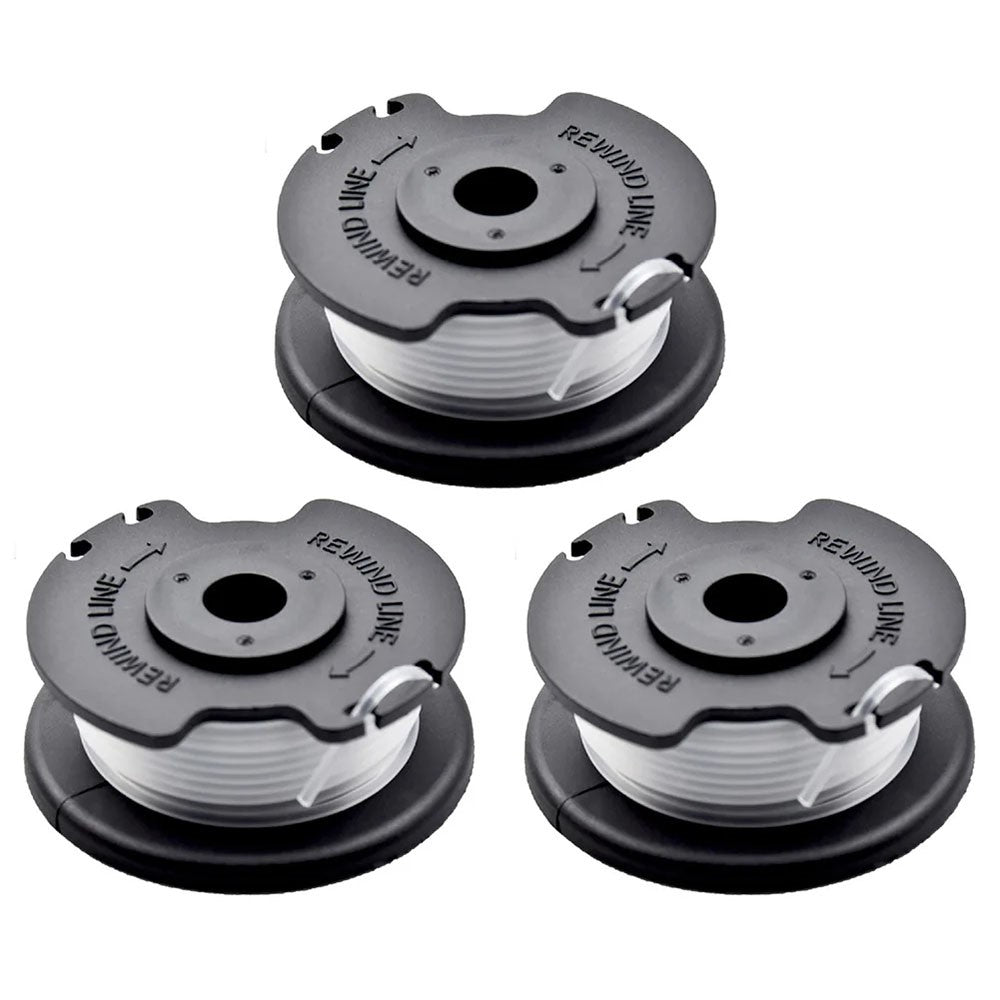 3PCS TLE-03 Spool for Einhell GE-CT 18 / 28 Li TC / GE-CT 18 / 28 Li Lawn Mower Nylon Trimming Wire Reel