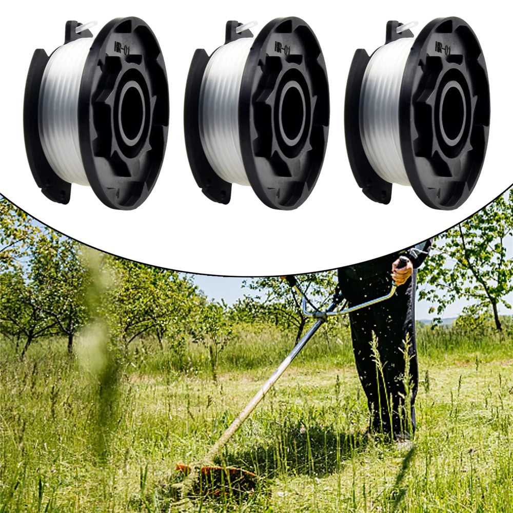 3PCS TLE-03 Spool for Einhell GE-CT 18 / 28 Li TC / GE-CT 18 / 28 Li Lawn Mower Nylon Trimming Wire Reel