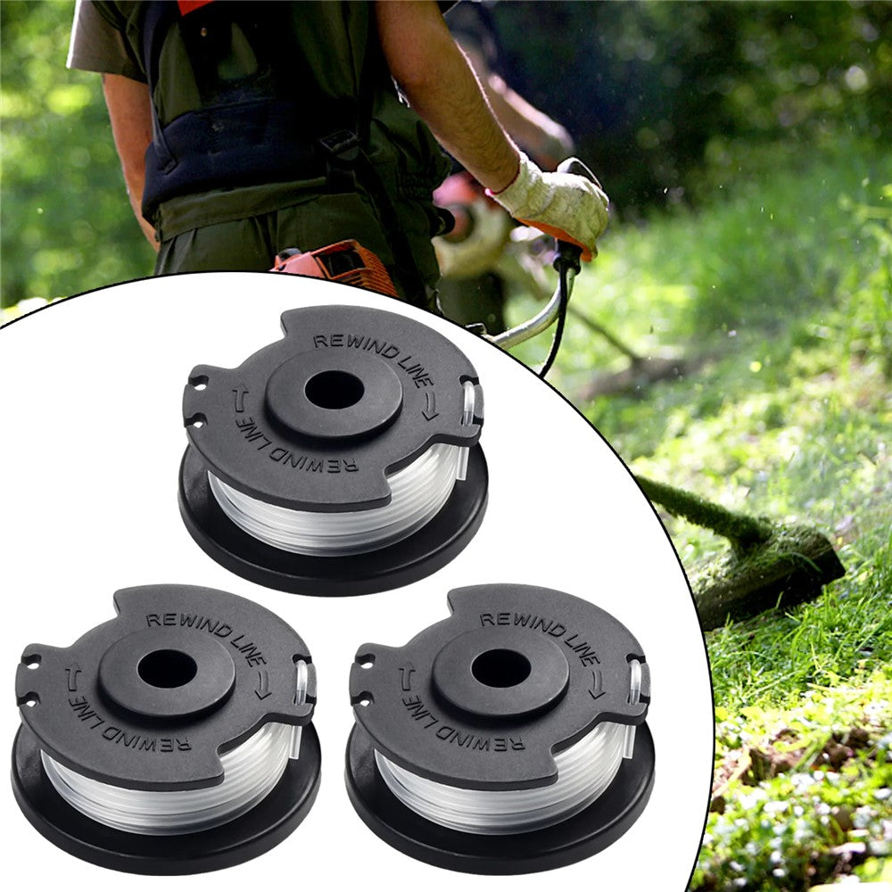 3PCS TLE-03 Spool for Einhell GE-CT 18 / 28 Li TC / GE-CT 18 / 28 Li Lawn Mower Nylon Trimming Wire Reel