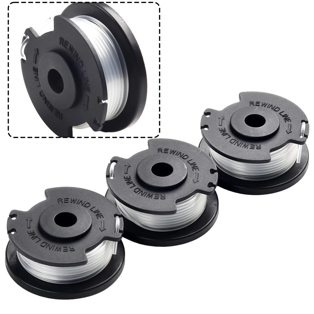 3PCS TLE-03 Spool for Einhell GE-CT 18 / 28 Li TC / GE-CT 18 / 28 Li Lawn Mower Nylon Trimming Wire Reel