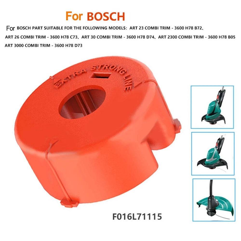 2Pcs Spool Cap for Bosch ART 3000 Combitrim / 2300 Combitrim / 30 Combitrim Lawn Mower Replacement Part, F016L71115