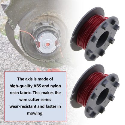 3Pcs For Gardena Turbotrimmer Smallcut Lawn Mower Spool Nylon Rope Reel, 05364-20 / TLGA-04