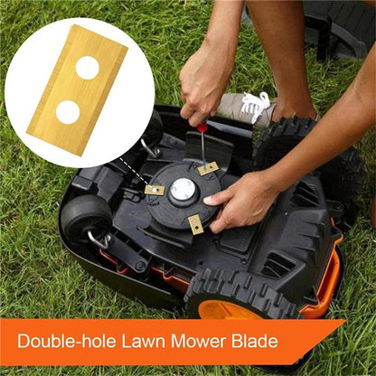 36Pcs for Worx Landroid Robotic Lawn Mower Stainless Steel Replacement Blades, 36x18x0.9mm