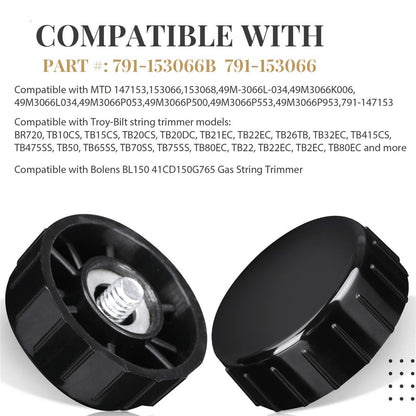 4Pcs for MTD Lawn Mower Bump Knob Assembly Replacement Part, 791-153066 / 791-153066B