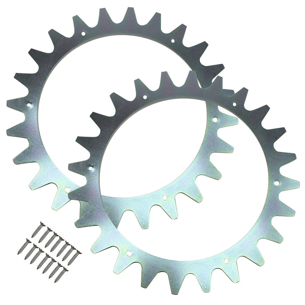 TLMC-01 2Pcs Spikes for Mcculloch ROB R1000 / R800 / R600 Lawn Mower with 14 Self-Tapping Screws
