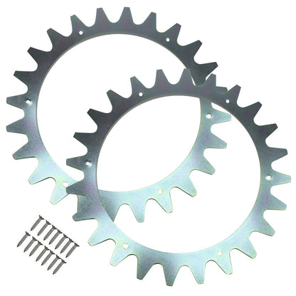 TLMC-01 2Pcs Spikes for Mcculloch ROB R1000 / R800 / R600 Lawn Mower with 14 Self-Tapping Screws