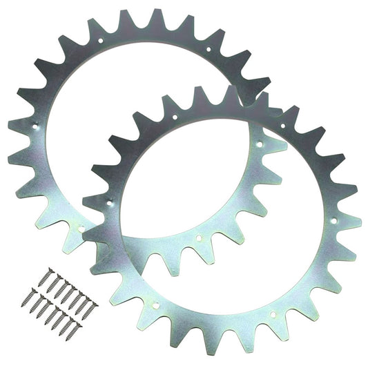 TLMC-01 2Pcs Spikes for Mcculloch ROB R1000 / R800 / R600 Lawn Mower with 14 Self-Tapping Screws