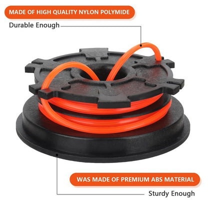 3 Spool + 1 Spool Cap + 1 Spring for MTD / Troy-Bilt / Bolens Grass Trimmer Part, 753-1156 / 791-153066B / 791-610317B