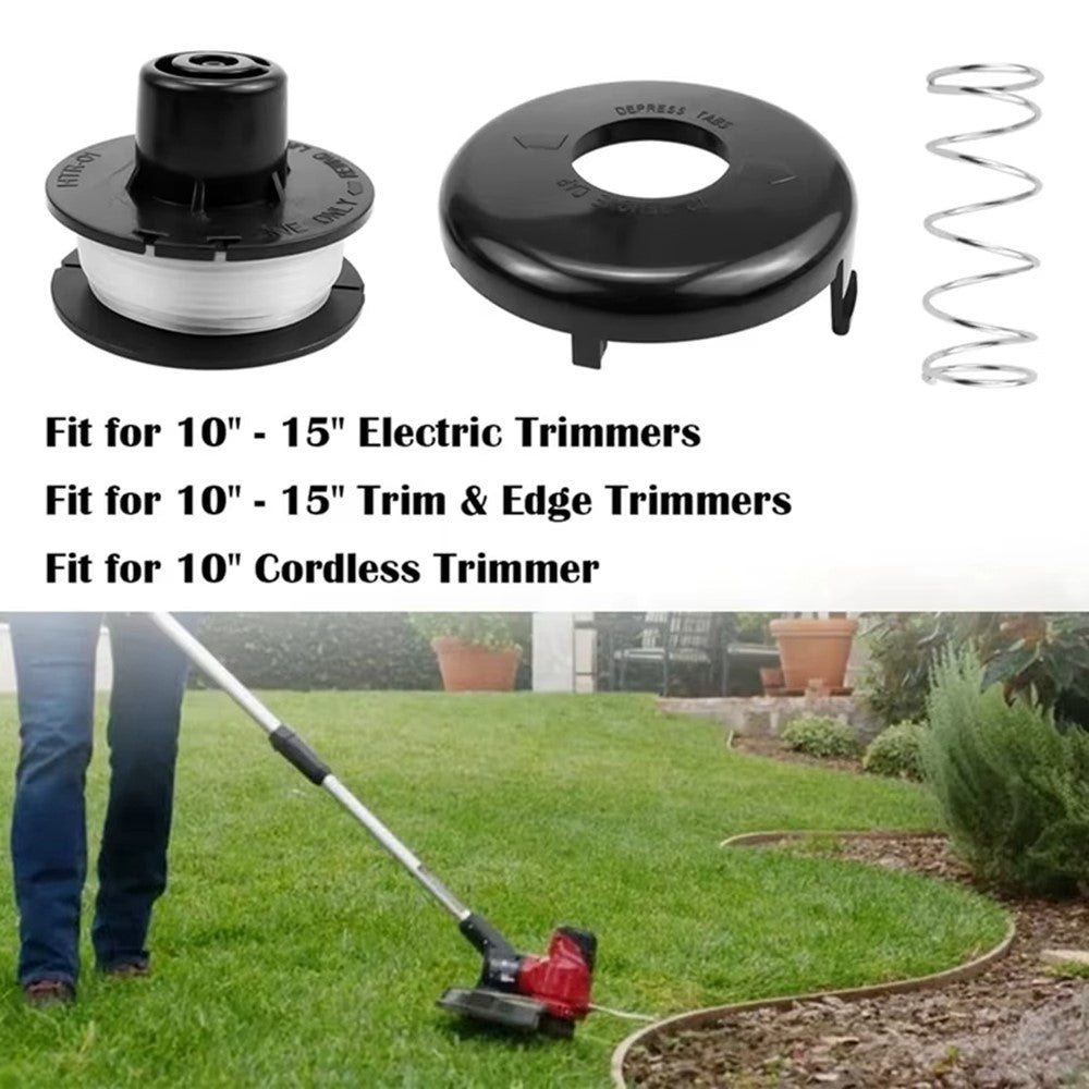 For Toro 51256 / 51301 Lawn Mower 88175 Spool + 73-8200 Trimmer Cap + 73-8220 Spring Trimmer Replacement Set