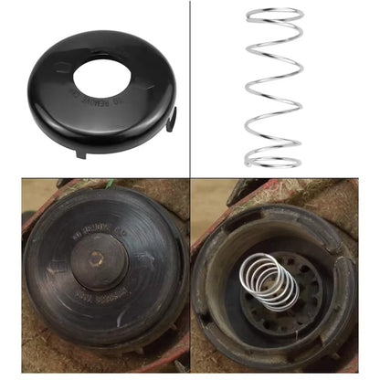 Replacement Set for Toro 51301 / 51256 Lawn Mower 10Pcs 88175 Spool + 73-8200 Trimmer Cover + 73-8220 Spring