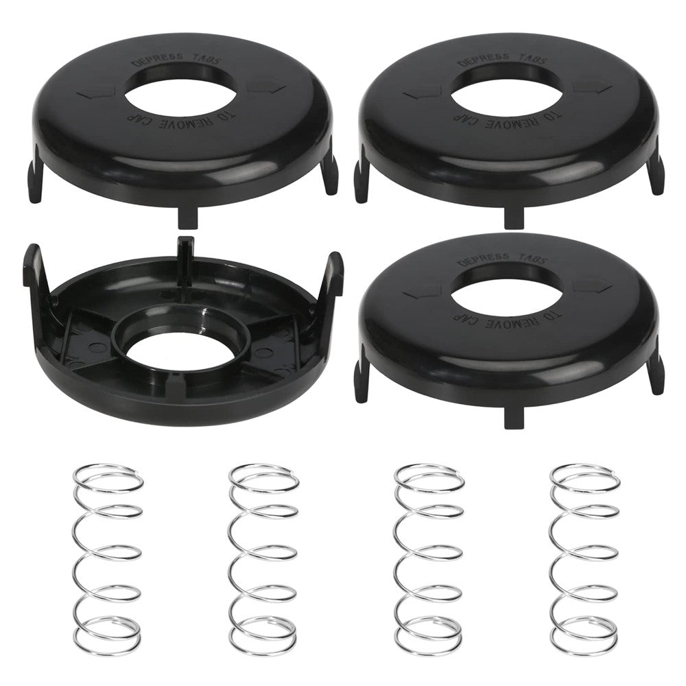 For Toro 51256 / 51301	Lawn Mower Replacement Parts Set 4Pcs 73-8200 Mower Cover + 4Pcs 73-8220 Spring