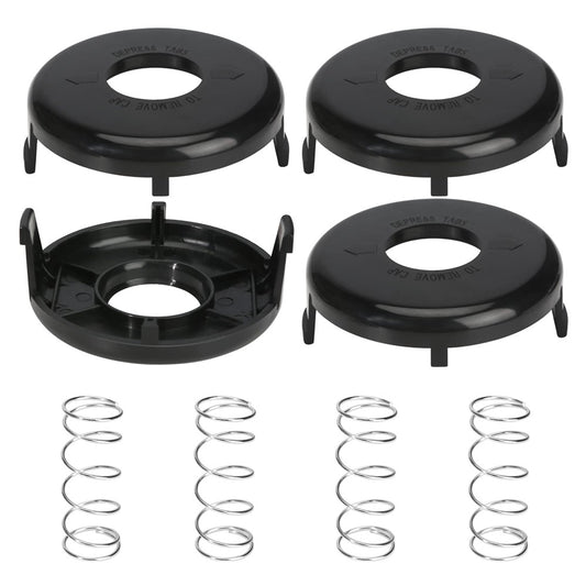 For Toro 51256 / 51301	Lawn Mower Replacement Parts Set 4Pcs 73-8200 Mower Cover + 4Pcs 73-8220 Spring