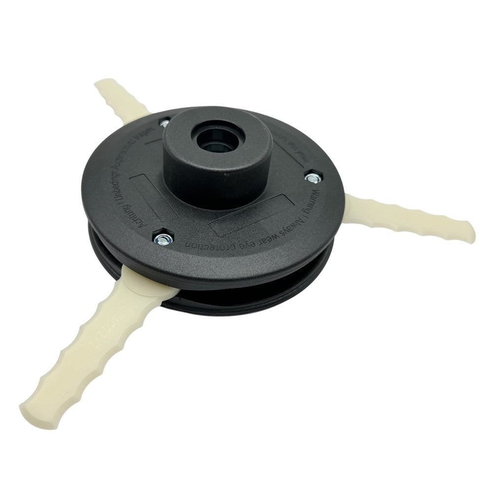 Trimmer Head for STIHL FS56 / FS55 / FS44 Lawn Mower Replacement Part with 3 Nylon Blades, 4002 710 2189