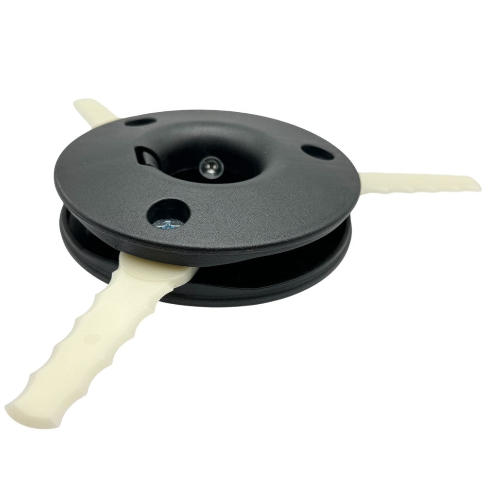 Trimmer Head for STIHL FS56 / FS55 / FS44 Lawn Mower Replacement Part with 3 Nylon Blades, 4002 710 2189