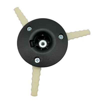 Trimmer Head for STIHL FS56 / FS55 / FS44 Lawn Mower Replacement Part with 3 Nylon Blades, 4002 710 2189