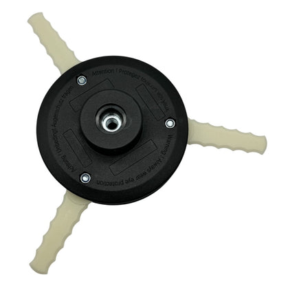 Trimmer Head for STIHL FS56 / FS55 / FS44 Lawn Mower Replacement Part with 3 Nylon Blades, 4002 710 2189