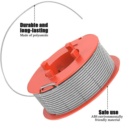 For Bosch ART 23 COMBITRIM / ART 26 COMBITRIM Lawn Mower 2 Spool Thread Reel + 1 Spool Cap, F016800175 / F016L71088