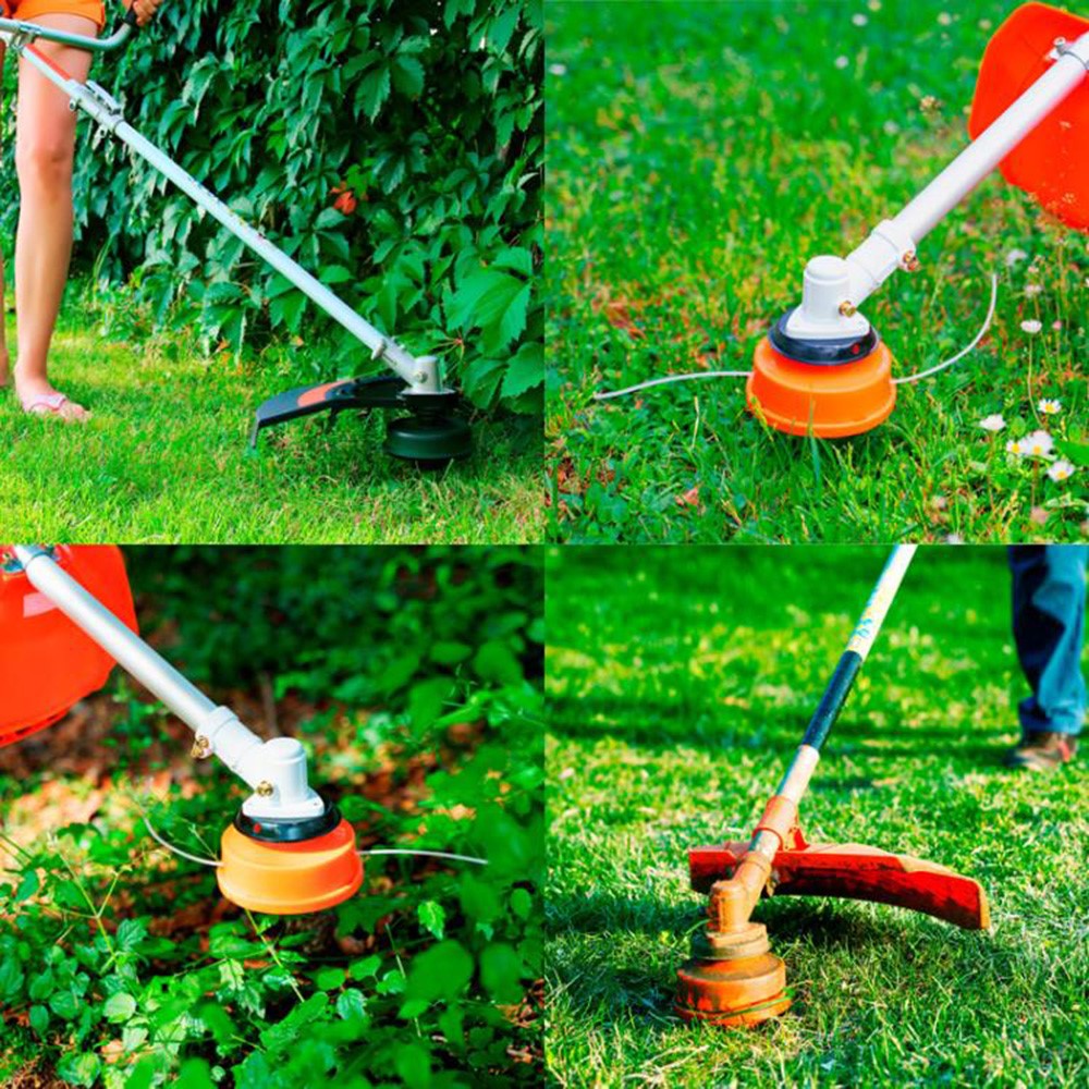 Automatic String Trimmer Head M10 x 1.25 Thread Mower Spools for Lawn Mower