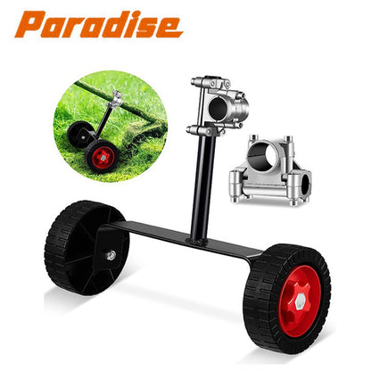 String Trimmer Support Wheels Weed Trimmer Auxiliary Portable Mower Attachment for Grass Cutter
