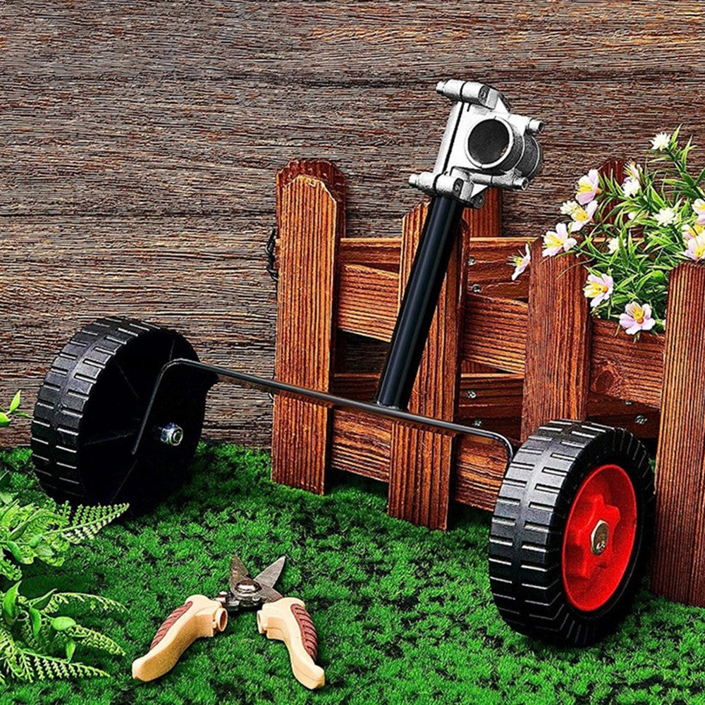 String Trimmer Support Wheels Weed Trimmer Auxiliary Portable Mower Attachment for Grass Cutter