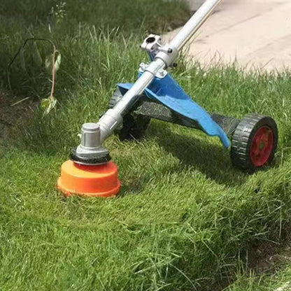 String Trimmer Support Wheels Weed Trimmer Auxiliary Portable Mower Attachment for Grass Cutter