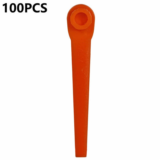 L70 100Pcs Plastic Blades for Gardena 9823 / 9825 / 9820 / 9821 / 9828 Lawn Trimmer Spare Parts