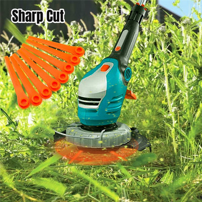 L70 100Pcs Plastic Blades for Gardena 9823 / 9825 / 9820 / 9821 / 9828 Lawn Trimmer Spare Parts