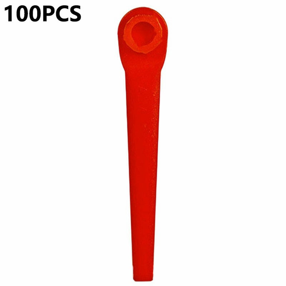 L70 100Pcs Plastic Blades for Gardena 9823 / 9825 / 9820 / 9821 / 9828 Lawn Trimmer Spare Parts