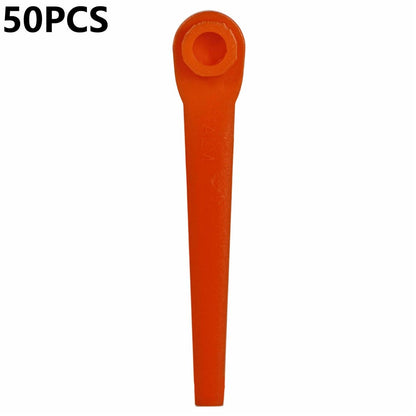 L70 50Pcs Plastic Blades for Gardena 9823 / 9825 / 9820 / 9821 / 9828 Lawn Trimmer Spare Parts