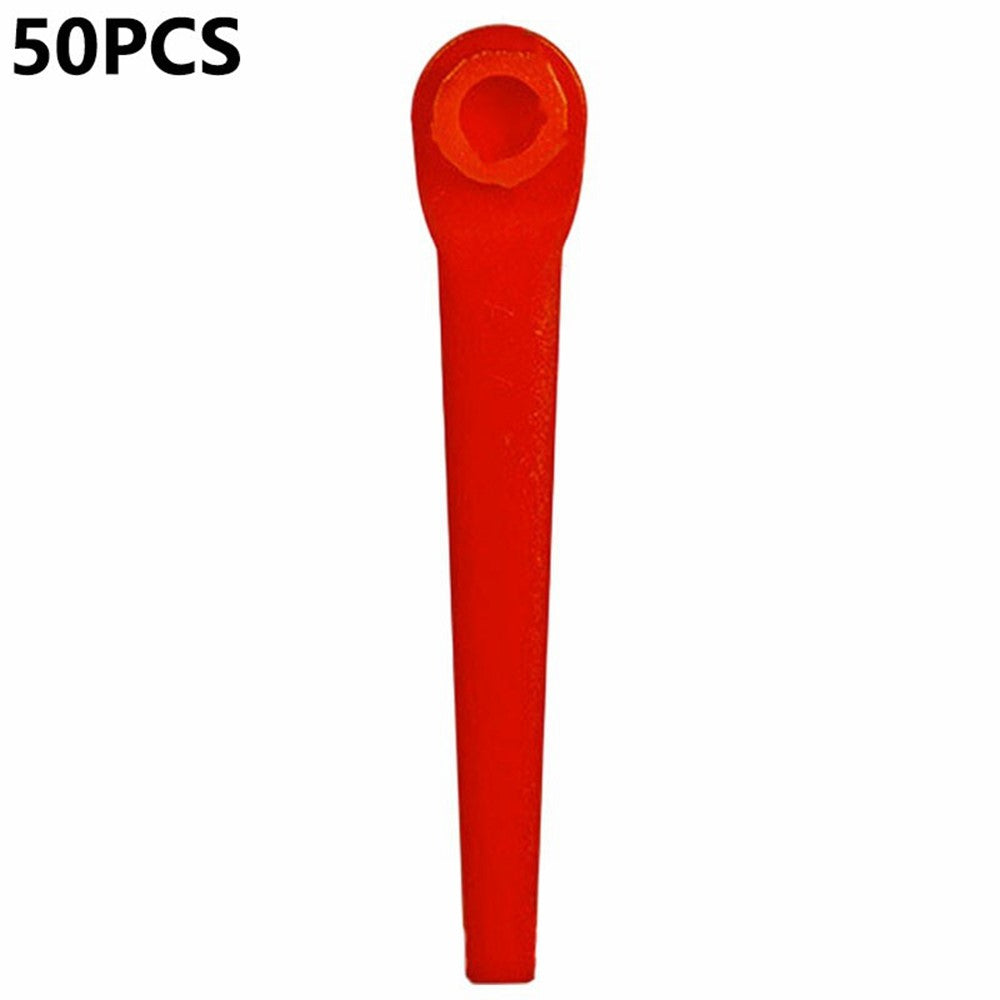 L70 50Pcs Plastic Blades for Gardena 9823 / 9825 / 9820 / 9821 / 9828 Lawn Trimmer Spare Parts