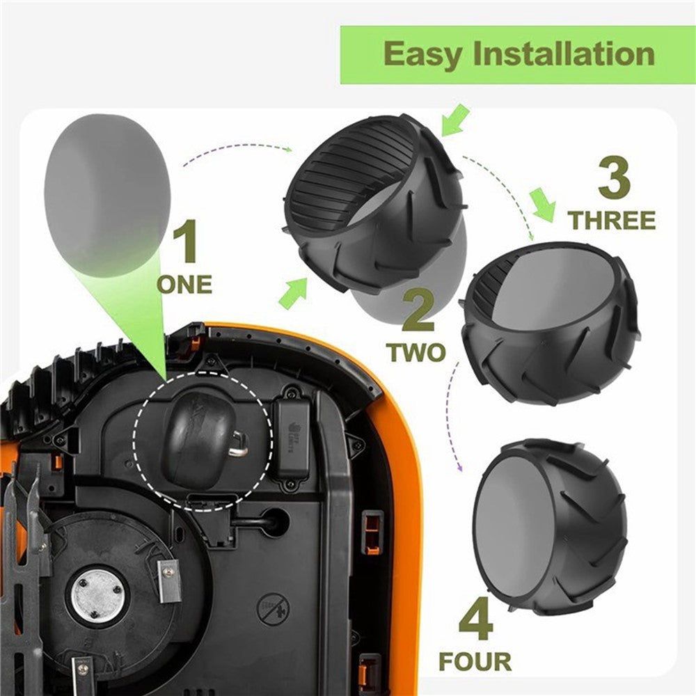 For Worx Landroid S  /  M Series Robotic Lawnmower RSWL-01 Anti Slip Spikes with RSXJ0003 Wheel Protector