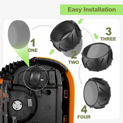 For Worx Landroid S  /  M Series Robotic Lawnmower RSWL-01 Anti Slip Spikes with RSXJ0003 Wheel Protector