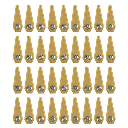 36Pcs For Bosch Indego Electric Lawn Mower Replacement Blades Stainless Steel Cutting Blades, 49 x 19 x 1mm