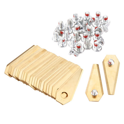 36Pcs For Bosch Indego Electric Lawn Mower Replacement Blades Stainless Steel Cutting Blades, 49 x 19 x 1mm