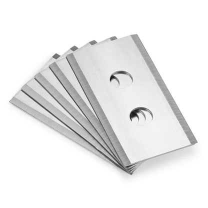 24Pcs 35x18x0.75mm Robotic Mower Blades Stainless Steel Replacement Blades for Mammotion Luba Yuka Robot Mower