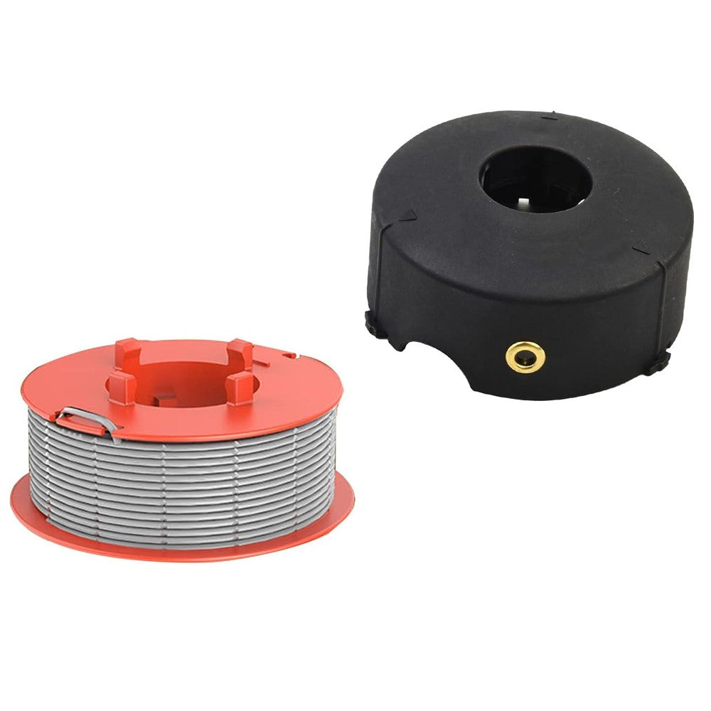 For Bosch ART 23 Combitrim / ART 26 Combitrim / ART 30 Combitrim Lawn Mower Spool Line + Spool Cap, F016800175 / F016L71088
