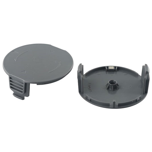 2Pcs 1600A01R5J Spool Cover for Bosch Universal Grasscut 18 / Grasscut 18-26 / Grasscut 18-260 , ABS Trimmer Spool Caps