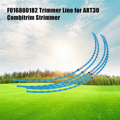 10Pcs A6487 Spool Lines for Black & Decker GL680 / GL685 / GL690 , 3.5mm Strong Nylon Trimming Lines with Buckle