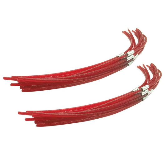 20Pcs F016800181 Nylon Trimmer Line for Bosch ART 26 Combitrim , Pre-Cut Grass String Trimmer Line with Buckle