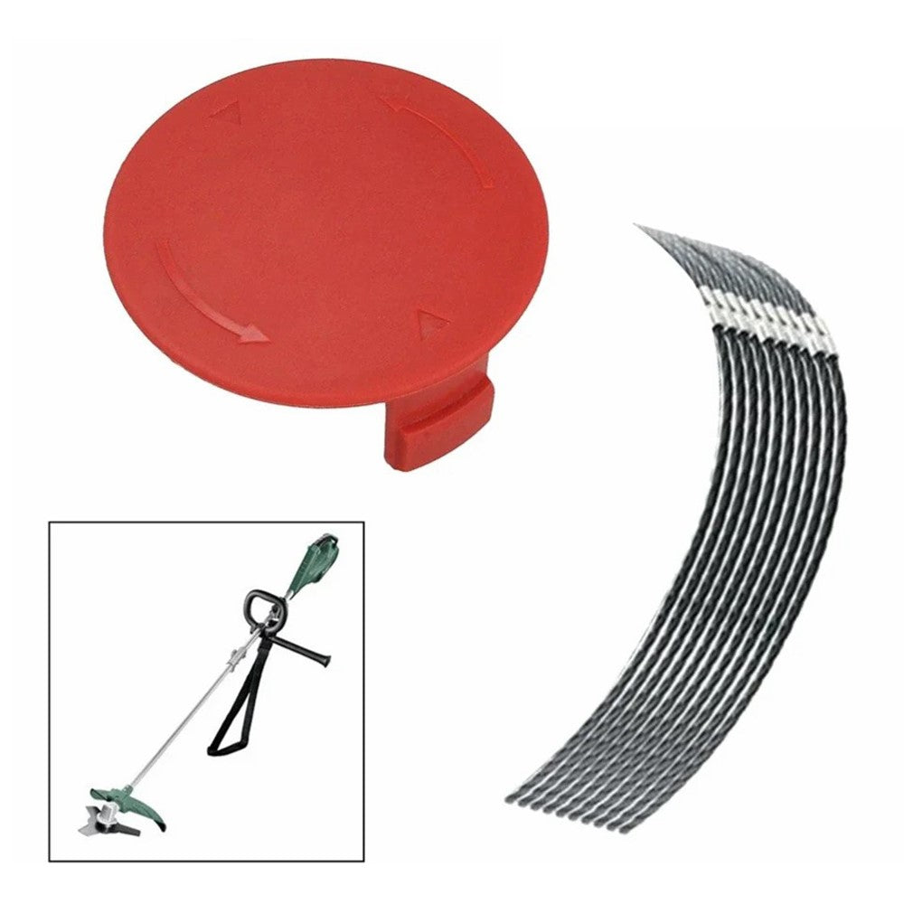 30 Trimming Wires+1 Mower Cap for Bosch AFS 23-37 Lawn Mower Replacement Parts